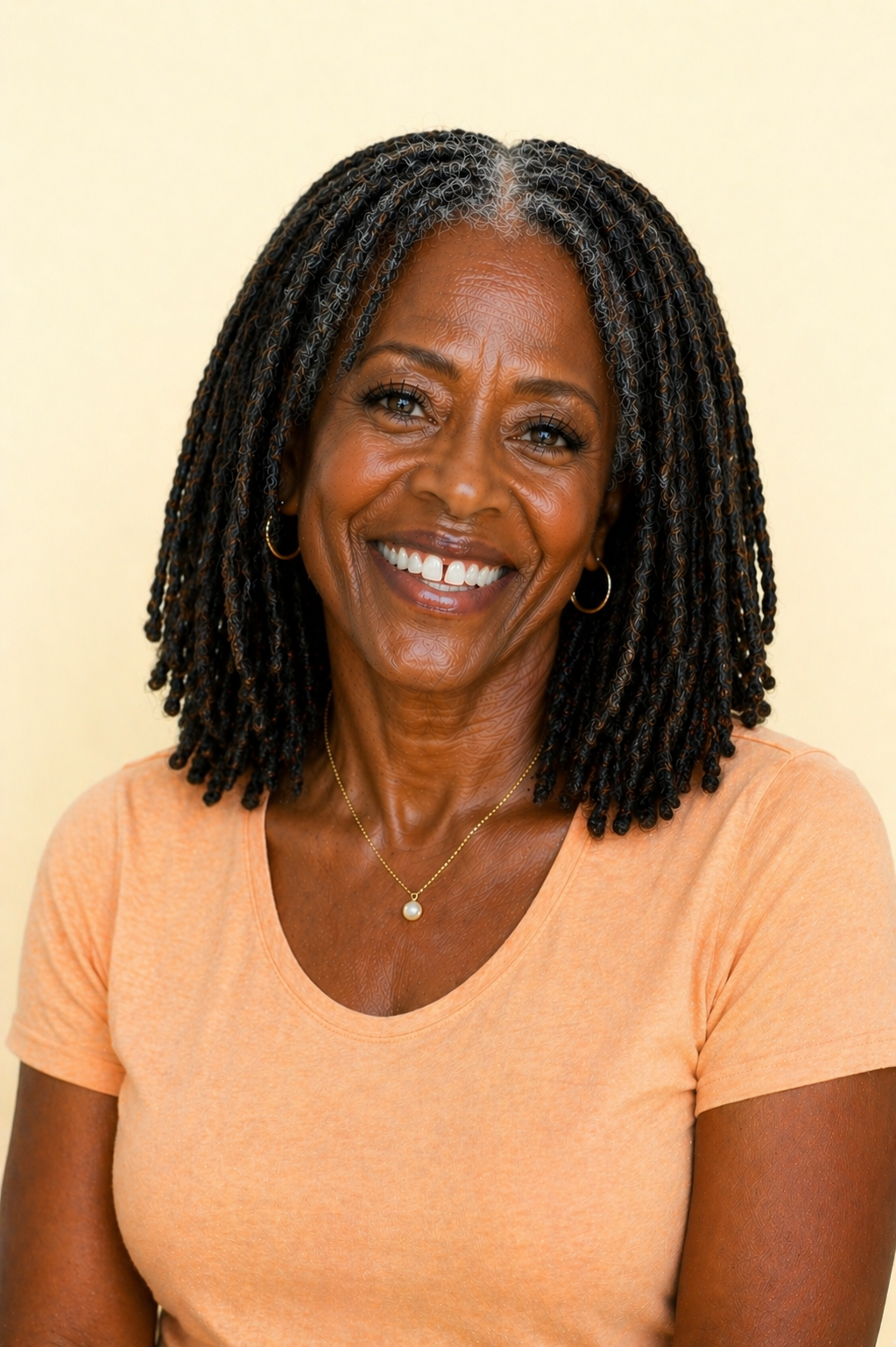 Warm smiling patient portrait